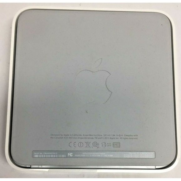 Apple Airport Extreme Base Station Router Model A1408 with AC adapter A1202 OEM - Picture 8 of 10